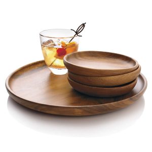 Wooden Tray Set (River)